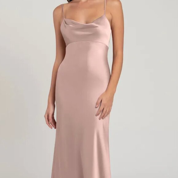 Jenny Yoo Women's Maxi Dress in Blush - Picture 1 of 6